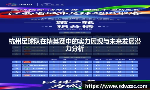 杭州足球队在精英赛中的实力展现与未来发展潜力分析